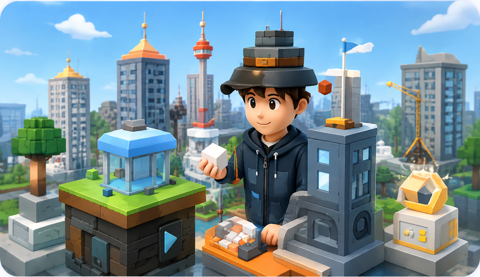 3Dゲームや空間制作のイメージ